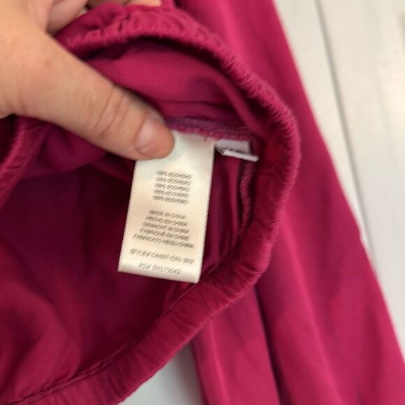Anthropologie Cloth & Stone pink cropped satin blouse xs - Picture 7 of 11